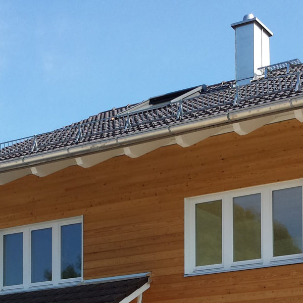 Fenster Kunststoff für Massivholzhaus