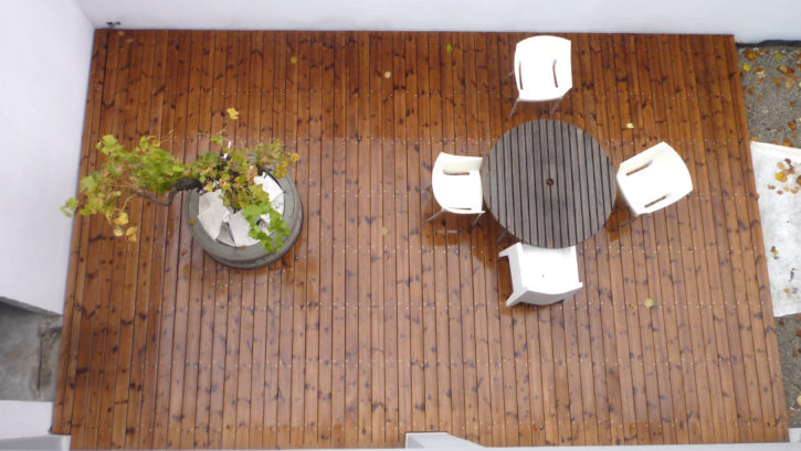 Massivholz Dachterrasse