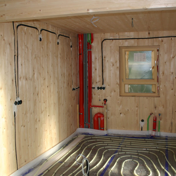 Innenausbau Holzhaus