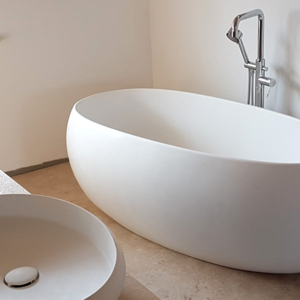 Innenausbau Badewanne freistehend