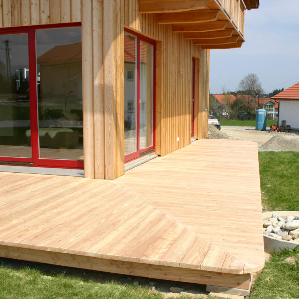 Massivholz Terrasse